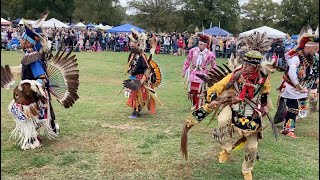 Dancers make the grand entry at Raleigh intertribal pow wow [upl. by Ymmik]