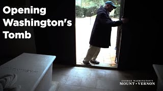 Opening George Washingtons Tomb [upl. by Auohs]