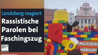 Landsberg Reaktionen auf rassistische Parolen bei Faschingszug [upl. by Atlas710]