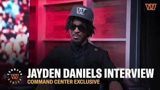 Exclusive Interview with Jayden Daniels  Command Center  Washington Commanders [upl. by Namar]