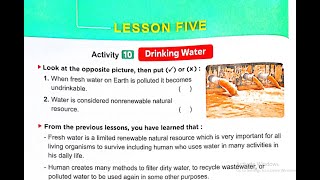 Grade5 lesson 5 Concept 32 quot Drinking waterquot شرح الدرس الخامس سنة خامسة الكونسيبت الثانى الجزء 1 [upl. by Bachman]