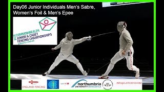 Day06 Commonwealth Junior amp Cadet Fencing Championships 2018  Piste Green [upl. by Ak]