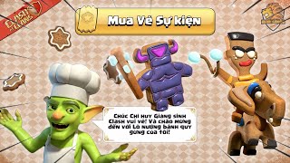 UDPATE Sự Kiện Đại Chiến Bánh Quy  Vé Sự Kiện  2 Lính Mới Trong Clash of clans  Akari Gaming [upl. by Itirp]