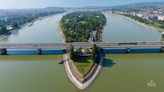 Margaret Island  Margit Sziget  Budapest Hungary  RDXAerials  4K Drone Footage [upl. by Lorrimer]