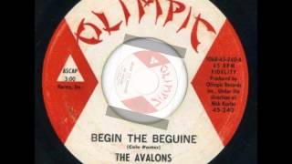 AVALONS  BEGIN THE BEGUINE  MALANESE  OLIMPIC 240  1963 [upl. by Llewol]