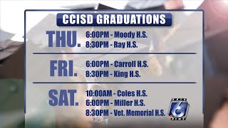 How to watch live CCISD graduation broadcasts this weekend [upl. by Dorwin]