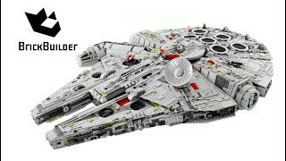 LEGO STAR WARS 75192 Millennium Falcon  Speed Build for Collecrors  Biggest Lego Set Ever [upl. by Crisey880]