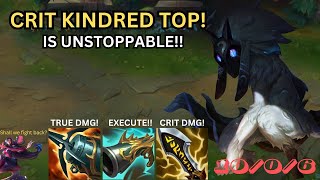 I BECAME UNSTOPPABLE WITH THIS CRIT KINDRED BUILD TOP LANE AZ Top Lane Challenge [upl. by Gaudette]