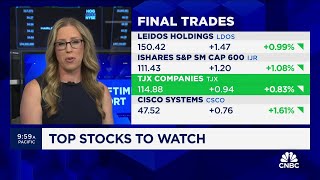 Final Trades Cisco Leidos TJX Companies and the IJR [upl. by Hassin]