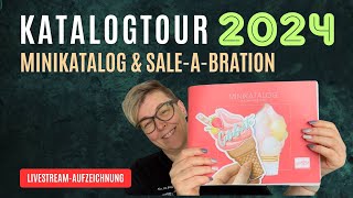 ❤️ KatalogTour Stampin’ Up Minikatalog 2024 Januar  April und SaleABration 2024 [upl. by Ahsitniuq]