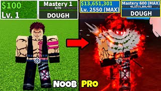 Beating Blox Fruits as Katakuri Lvl 0 to Max Lvl Noob to Pro Full Human v4 Awakening in Blox Fruits [upl. by Aggappora]