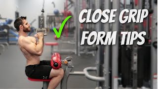 Close Grip Lat Pulldown Form  6 Quick Tips [upl. by Essam26]