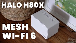 Mercusys Halo H80X  sistem mesh cu WiFi 6 pentru locuințe mari [upl. by Nyliahs]