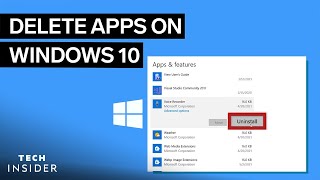 How To Delete Apps On Windows 10 [upl. by Aziaf801]