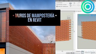• MUROS DE MAMPOSTERÍA • EN REVIT [upl. by Okiram]