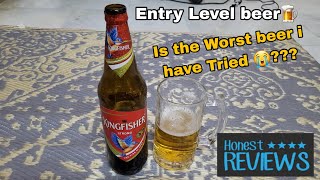 Kingfisher Strong Beer Review Is it worth the hype  drinking india beer review [upl. by Neetsirhc]