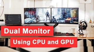 How to Use Onboard Graphics for Second Monitor [upl. by Yecram]