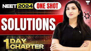 Solutions in One Shot  1 Day 1 Chapter  NEET 2024  Akansha Karnwal [upl. by Derzon]