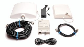 Kit Repetidor Amplificador se señal móvil GSM 900 D60GSM [upl. by Bonilla]