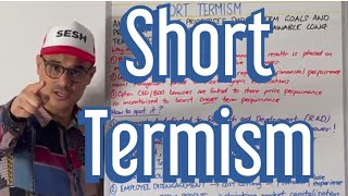 Short Termism  A Level Business [upl. by Esinyt174]