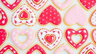 Galletas de Corazón 💖 Decoradas con Glasé Real  Tan Dulce [upl. by Olgnaed895]