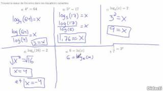 Problèmes sur les fonctions logarithmiques et exponentielles 3 [upl. by Lynnea]