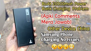 BoAt 20000mah Power Bank Aagin Review Charging Problem [upl. by Hoem]