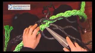 Multiplait rope eye splice [upl. by Gregrory]