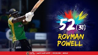 Rovman Powell GOES BIG vs Barbados Royals  CPL 2022 [upl. by Idelson]