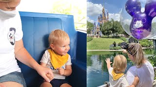 An Exciting Day At Disneys Magic Kingdom  First Ride On The People Mover amp First Mickey Balloon [upl. by Petronella962]