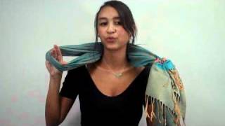 How to Tie a Scarf Slip Knot [upl. by Acsisnarf]