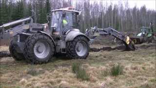 Cable plowing with Lännen 8800i [upl. by Nosduh]