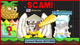 SCAMMING PEOPLE WORLDS GONE WRONG EASY PROFIT  Growtopia [upl. by Natalia]