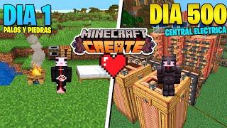 ✅ 500 DIAS en Minecraft CREATE MOD  PELICULA COMPLETA regalo mi mundo [upl. by Wright260]