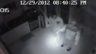 Caught on Tape Homeowners Video of Robbers Goes Viral [upl. by Nyltyak520]