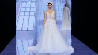 Eva Lendel Bridal Spring 2024  Barcelona Bridal Fashion Week [upl. by Coster162]