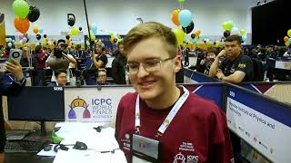 2024 ICPC World Finals Postcontest Interview by Andrew He ecnerwala [upl. by Eimam]