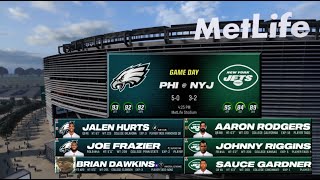 MADDEN NFL 24 Philadelphia EAGLES vs NY JETS PS5 gameplay Franchise concept Simulation [upl. by Aydidey]