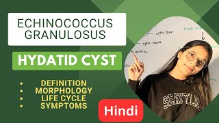 Hydatid Cyst  Echinococcus Granulosus  Pathogenesis Symptoms Investigation  Hindi [upl. by Arehc]