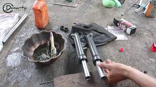 Servis shockganti sil shock depan bebekmatic [upl. by Merat]