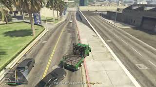 GTA Online  Schyster Fusilade Recovery  Tow Truck Service [upl. by Lihka]