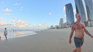 Broadbeach  Gold Coast  Beach Walk [upl. by Ogdan]