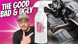 How to PROTECT YOUR LEATHER with Gyeon Leather Coat  Car Detailing [upl. by Aneev]