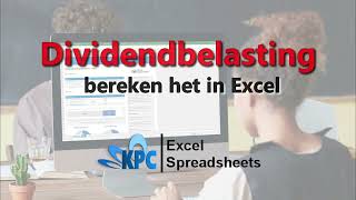 Dividendbelasting berekenen in Excel ✅ [upl. by Yelsehc37]