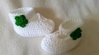 Babyschuhe mit Riemchen häkeln  Anleitung Babysandalette by BerlinCrochet  Teil 2 Seite [upl. by Broddy]