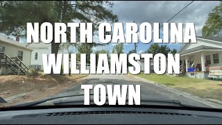 DRIVING TOUR NORTH CAROLINA WILLIAMSTON TOWN [upl. by Farlay]