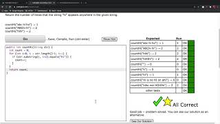 CodingBat String 2 CountHi [upl. by Melcher]