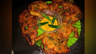 how to make dhone patar bora  dhone patar pakora  dhone patar bora recipe  dhone patar bora [upl. by Selby]