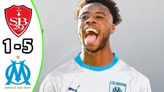 Brest vs Marseille 15 Resume  Ligu 1 Uber Eats 2024 eFootball Game Play [upl. by Anela]