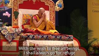 Awakening Mind Chant with Dalai Lama english [upl. by Attennyl986]